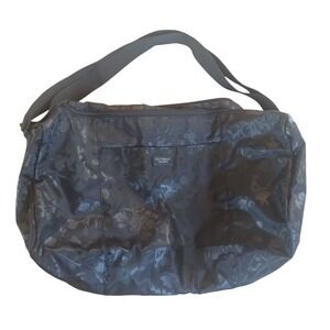 NWT Victoria Secret $59 Black Floral Weekender‎ Duffle Bag